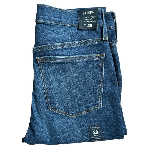 J.Crew 10" High-Rise Skinny Jeans in Signature Stretch, US28 - Picture 3 of 7